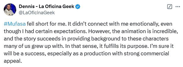 But those who have been watching it so far haven't been too impressed - writing on X that they were disappointed in 'rushed storylines' and a 'forgettable' soundtrack