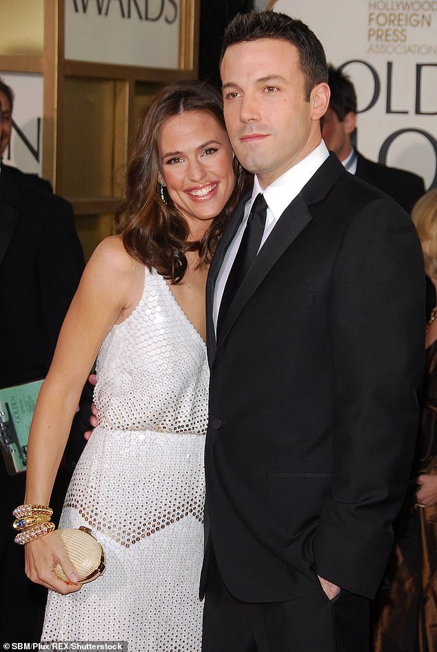 Jennifer and Ben tied the knot in 2005 and separated in 2015 but have retained a famously amicable co-parenting relationship since their split; pictured at the 2007 Golden Globes