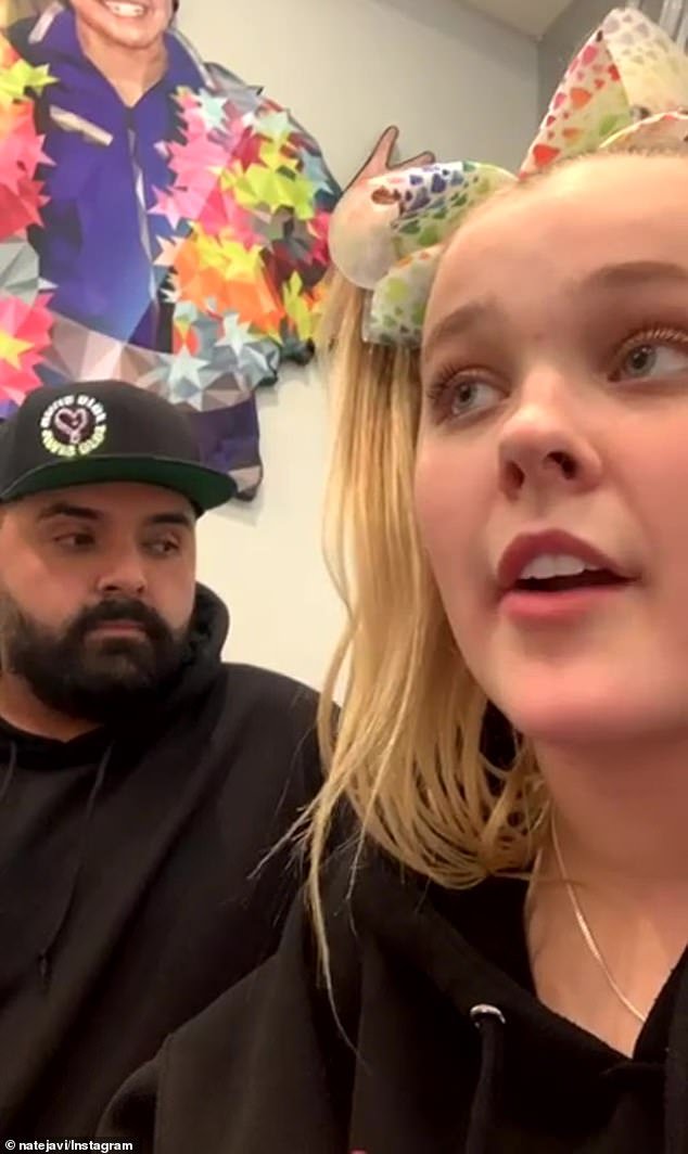 During an Instagram Live on her friend Nate Javier's account, Jojo added, 'Never prank the police that is the most wrong thing to do. It's very, very, very illegal'