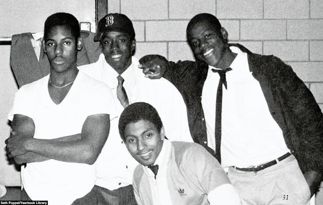 The New York City native donned a Boston Red Sox baseball cap in this 1980s shot