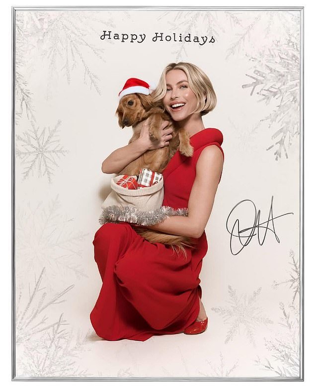 Julianne Hough of Dancing With The Stars fame held onto her dog Sunny