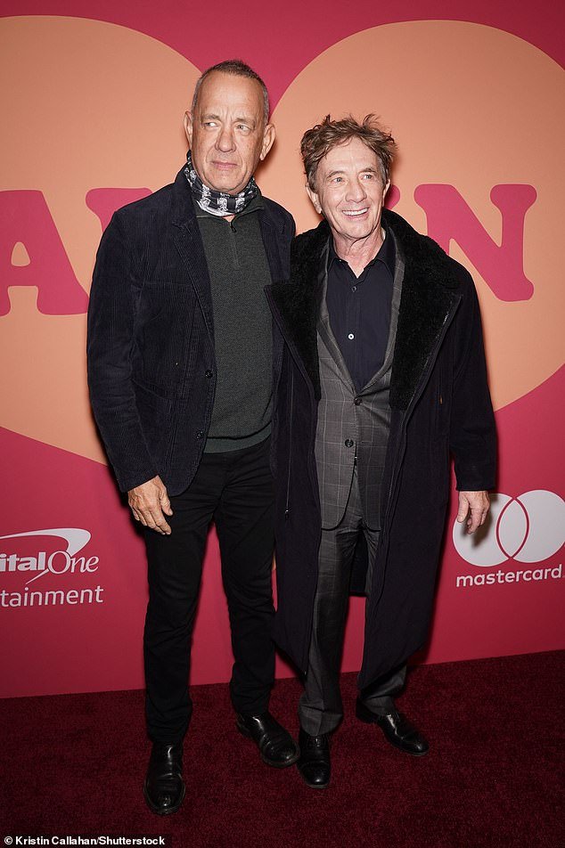 After Hanks' concerning Australia appearance, he was spotted in NYC looking particularly thing; seen December 16 in NYC with Martin Short