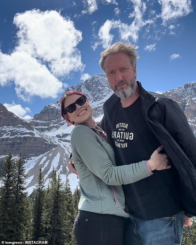 At the time, he shared snaps from a snowy mountain vacation with the caption: 'Thank you to my amazing girlfriend Amanda for the fun times out west that was an adventure!'