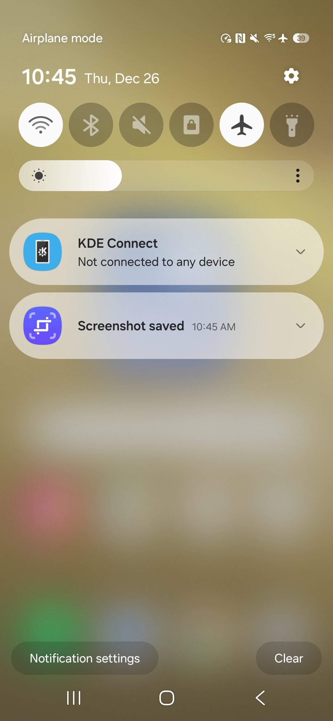 One UI 7 no background notifications filtered