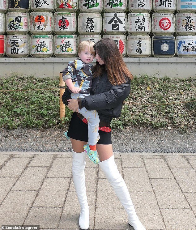 While spending time with her friends and family in NYC, Emily also whisked herself and son away for a memorable trip to Japan earlier this month