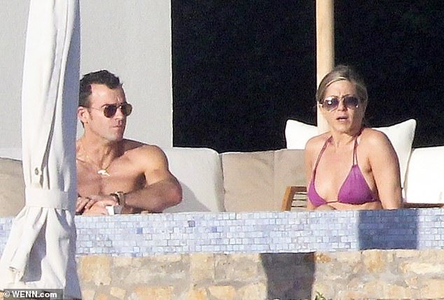 Aniston was first photographed wearing it back in December 2013 while on a romantic New Year's getaway with her then-husband Justin Theroux, 53.