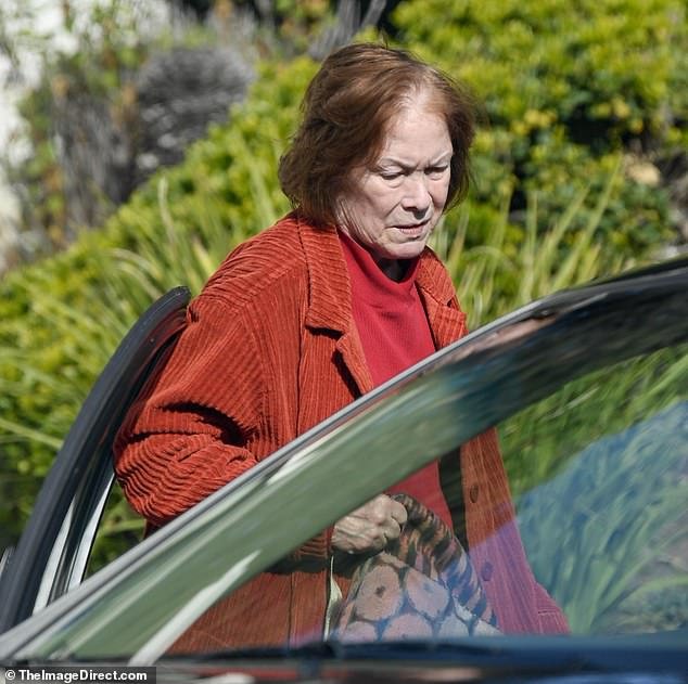 Her signature red hair was still going strong, a throwback to her days as one of the three beautiful daughters helping their mom run the Shady Rest Hotel on Petticoat Junction