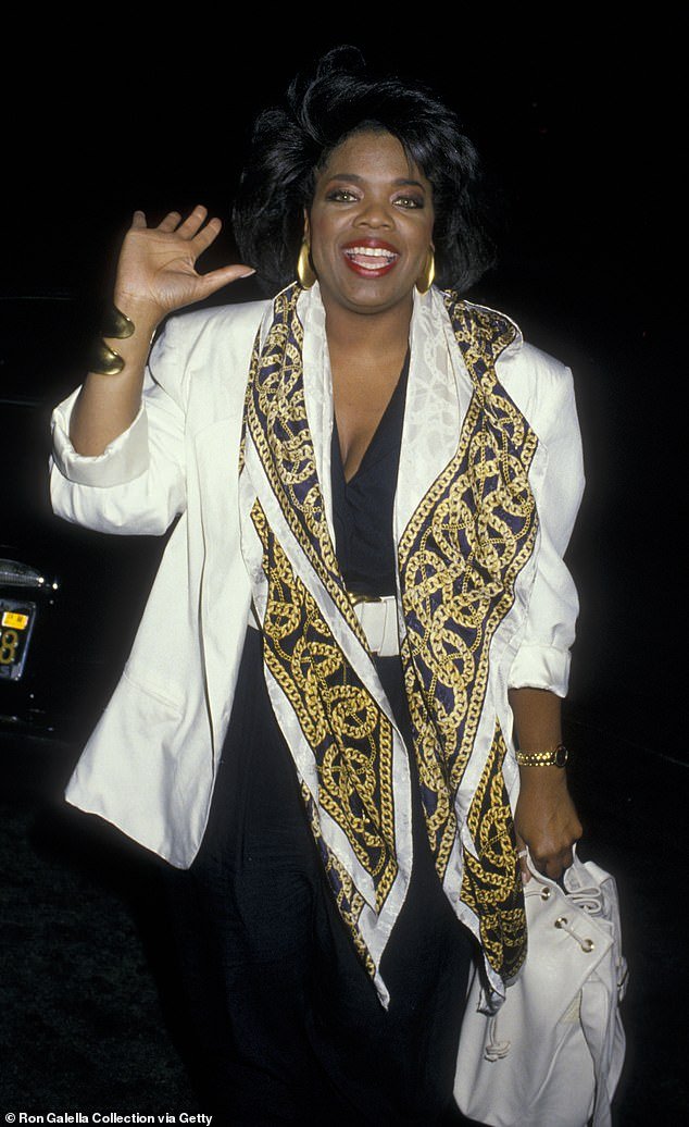 During her sit-down with Dr. Jastreboff, Winfrey also spoke about being 'publicly humiliated' for her weight over the course of her decades-long career; seen in 1988