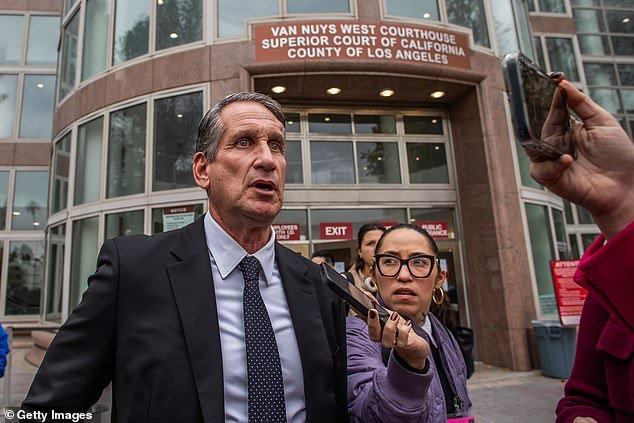 Now Lively and Reynolds, 49, want a judge to gag Baldoni's attorneys - led by Bryan Freedman (pictured( - and allege he has made false statements about the case. In a new letter filed in court Tuesday, the pair asked for a protective order to be issued to stop attorneys engaging in ' improper conduct'