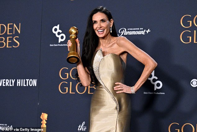 Demi Moore is nominated for her FIRST Oscar at age 62 as she becomes Hollywood’s ultimate comeback story