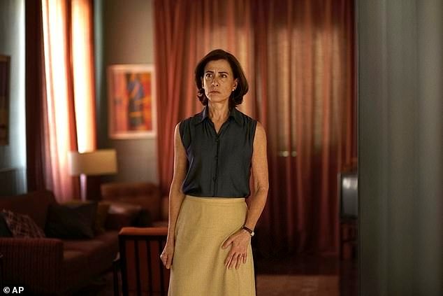 Torres stars in I'm Still Here as the real-life wife of a politician who was abducted and murdered by Brazil's former military dictatorship in 1971; still from I'm Still Here