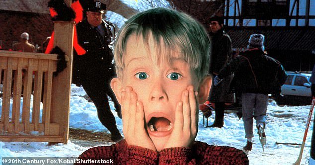 The pair are both iconic child stars - Culkin is pictured as Kevin McAllister in Home Alone in 1990