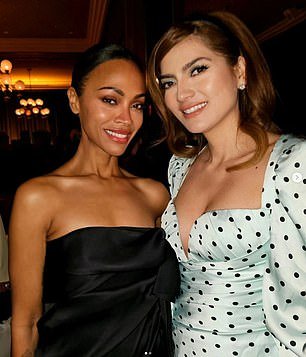 Blanco with Zoe Saldana