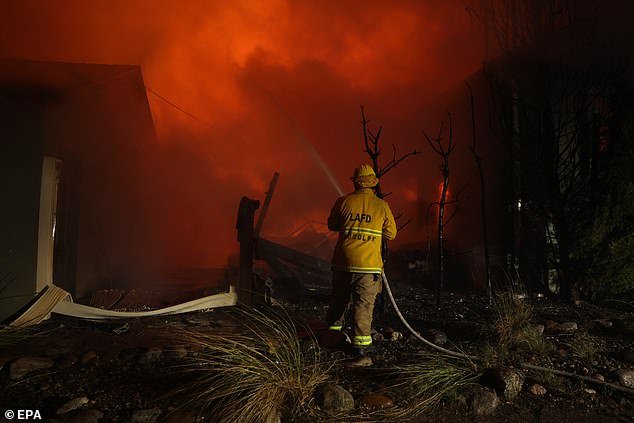 The devastation in Southern California unfolded on Tuesday morning when the combination of heavy wind and a lack of rain created the perfect condition for a brush fire