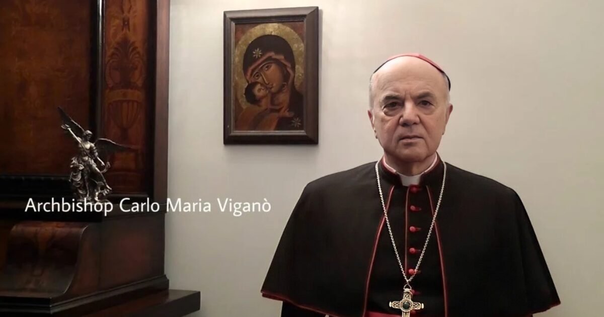 Archbishop Vigano: “The Chair of Peter is not a Pope but an Emissary of the Globalist Elite, Whose Mission is to Destroy the Catholic Church, just as Almost All Western Leaders Now Intend to Destroy the Nations they Govern” | The Gateway Pundit