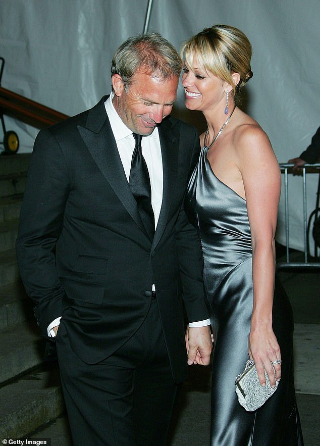 Costner and Baumgartner pictured together in 2005