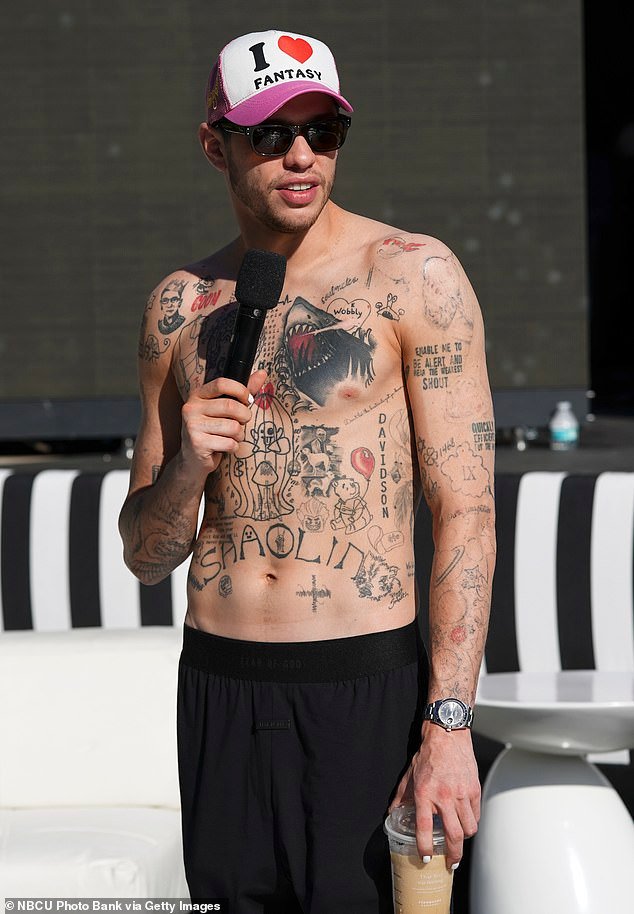 The actor dropped a hefty $200,000 to remove the numerous tattoos that cover much of his body, according to an insider who spoke to People on Friday; seen in 2021