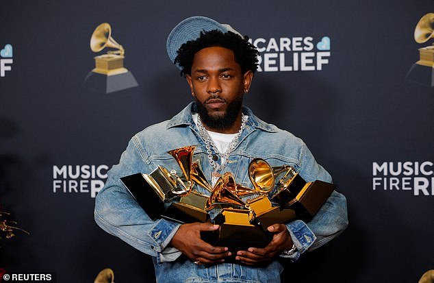 Honors Lamar racked up Sunday at the 67th Grammys , held at the Crypto.com Arena in his native Los Angeles included Record of the Year, Song of the Year, Best Rap Performance, Best Rap Song and Best Music Video