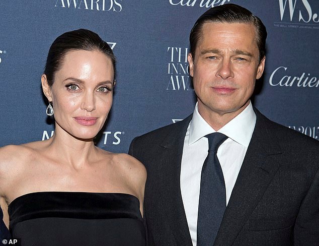 A different insider speculated that Jolie's snub was related to her bitter divorce from fellow Oscar-winner Brad Pitt, which was finalized in December after an eight-year battle; the exes seen in November 2015