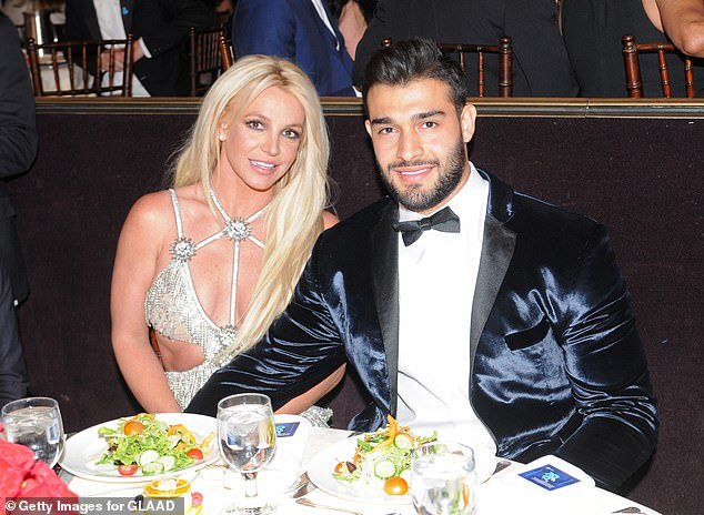 Spears notably separated from ex-husband Sam Asghari in 2023 and the pair reached a settlement in their divorce in May 2024; seen in 2018 in Beverly Hills