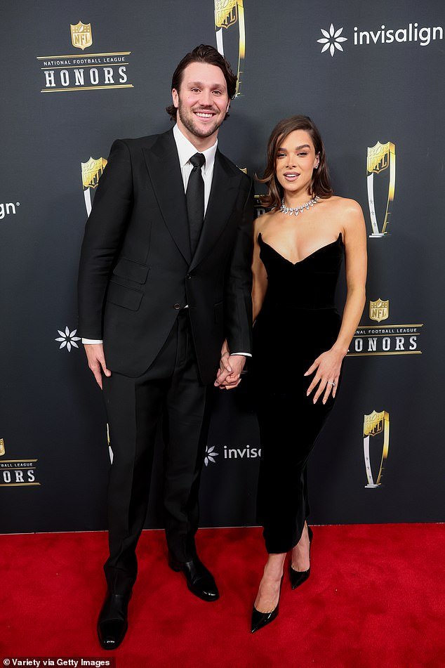 The couple - who have been tipped to be the NFL's next power couple set to rival Travis Kelce and Taylor Swift - announced their engagement three months ago