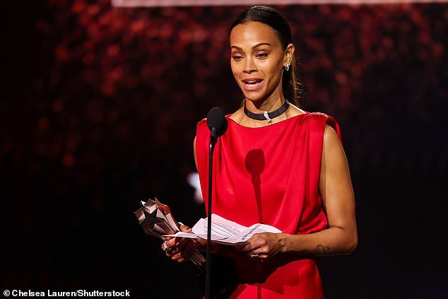 Zoe Saldaña, 46, shocked viewers and awards season observers when she won Best Supporting Actress for her embattled Netflix film Emilia Pérez