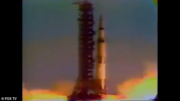 The ad also included footage of the Apollo 11 moon landing