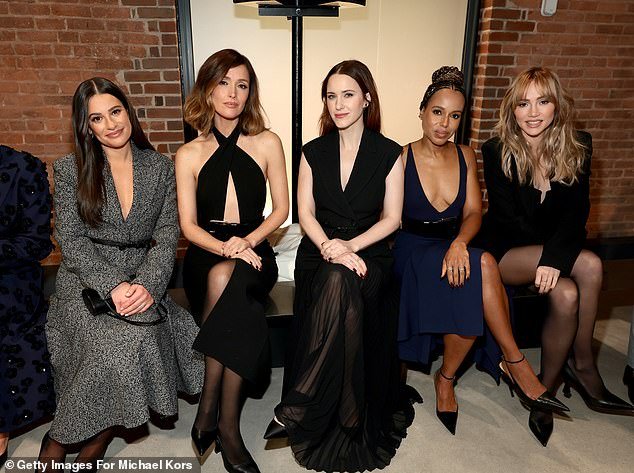 From left, Lea Michele, Rose Byrne, Rachel Brosnahan, Kerry and Suki