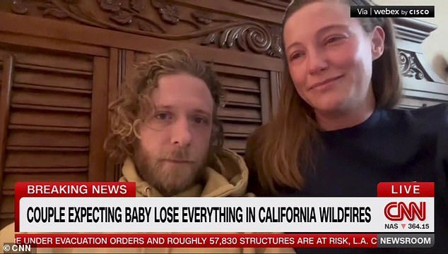 Griff and Kit Gold appeared on CNN on Friday to talk about the loss of their home