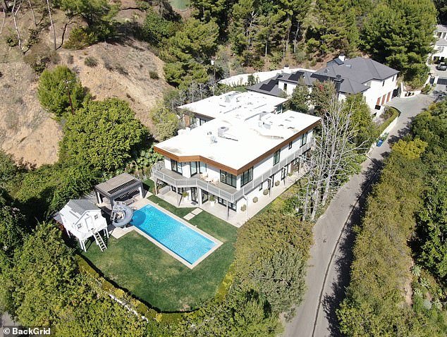 The power couple were not home when the break-in occurred over the weekend, according to TMZ; the property pictured on February 18