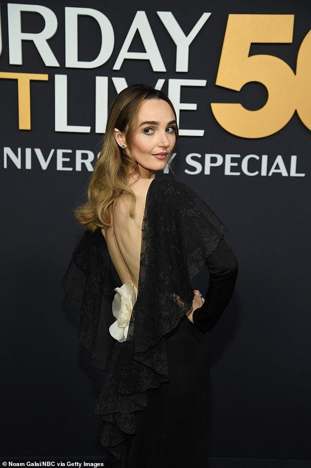 When asked if she ever struggles with her impersonations, the comedian, 36, recalled her 'really bad' attempt at imitating the 31-year-old English singer's British accent (Fineman pictured on Sunday)