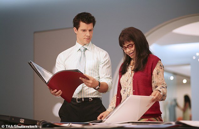 Mabius is seen on Ugly Betty with Ferrera in 2006