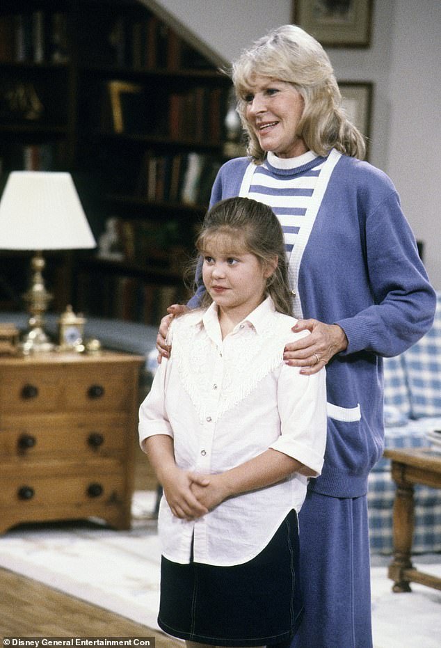 Hirse pictured with Candace Cameron Bure on Full House in 1987