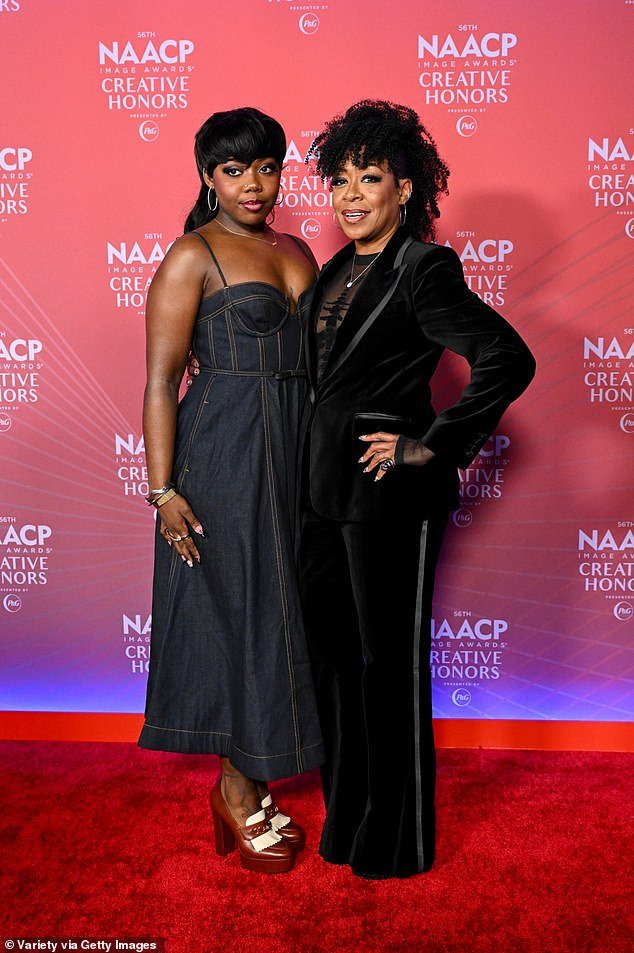 Alijah Kai Haggins and Tichina Arnold stunned as they posed together on the red carpet