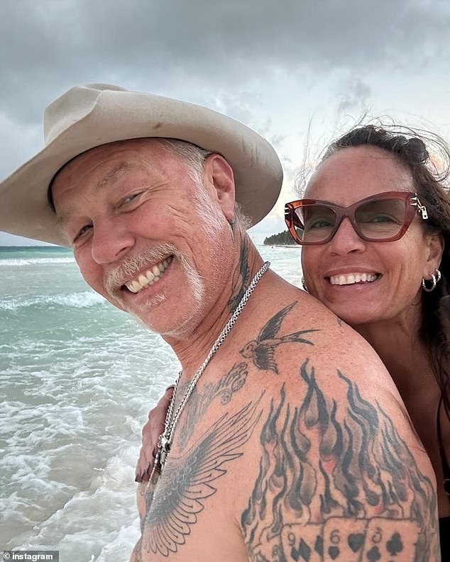 'When you truly see all of each other and only love them more, you know you have your person. Thank God,' she wrote in her caption alongside photos of them enjoying time together at a seaside resort