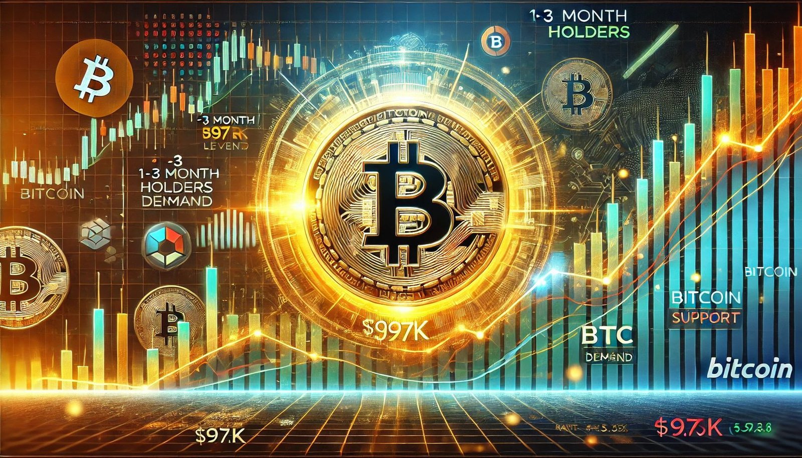 Can Bitcoin Hold K? – 1-3 Month Holders’ Data Reveals Crucial BTC Demand