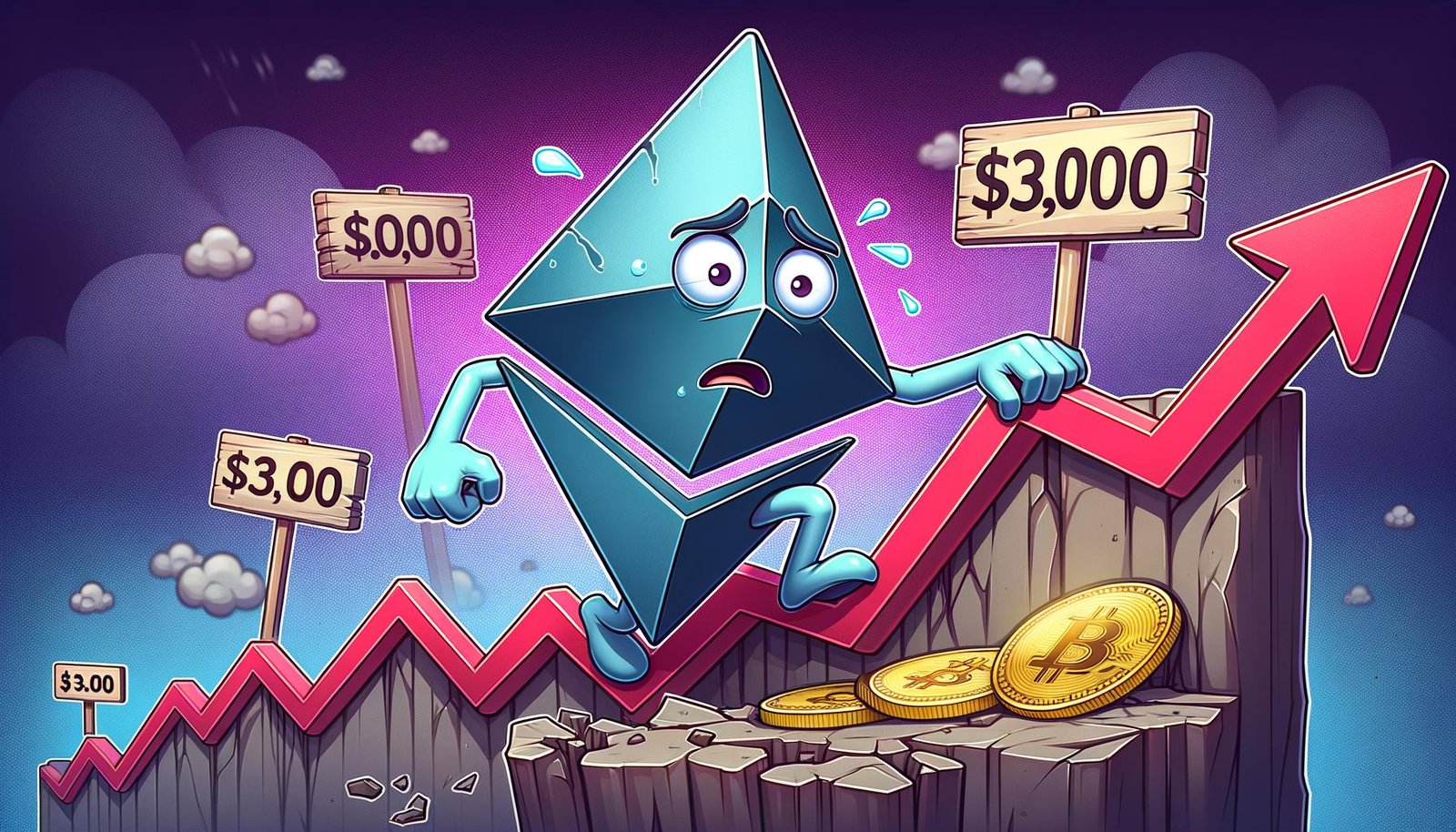 Ethereum Price Fails to Break ,000—Is the Uptrend in Danger?