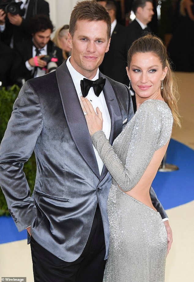 Brady and Bundchen at the Costume Institute Gala at The Metropolitan Museum of Art in NYC in 2017