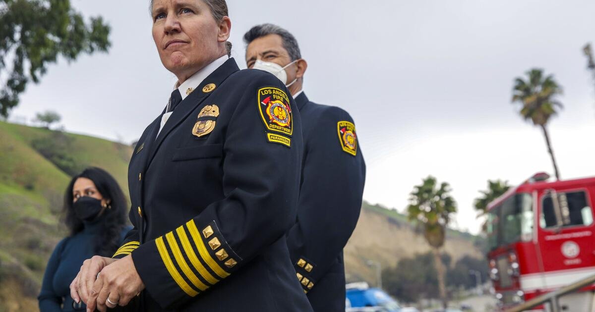 L.A. fire chief Kristin Crowley responds to ouster by Bass