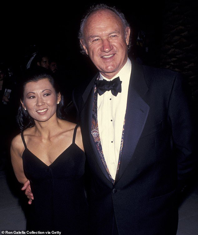 Autopsies have revealed how Gene and Betsy died, solving the mystery that hung over them after their corpses were found; Gene and Betsy pictured at the 1994 Vanity Fair Oscar Party