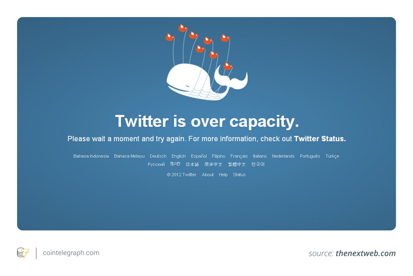 Twitter's fail whale image