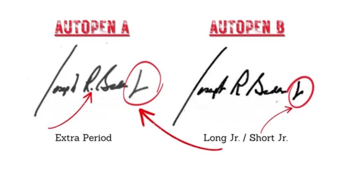 Second Biden Autopen Discovered: New Analysis of Second Frequently Used Autopen for Biden’s Pardons | The Gateway Pundit